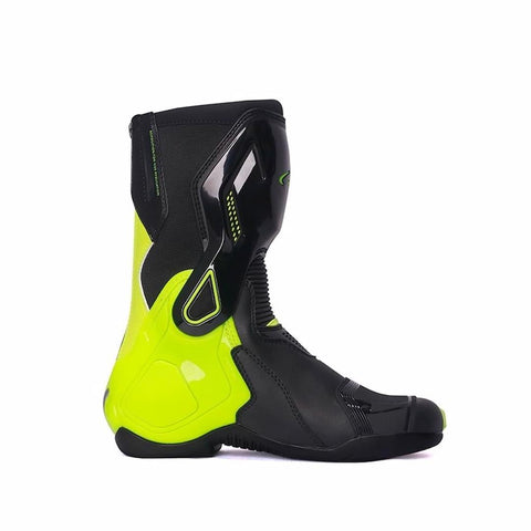 Allgoal Motorcycle Boots Black Green