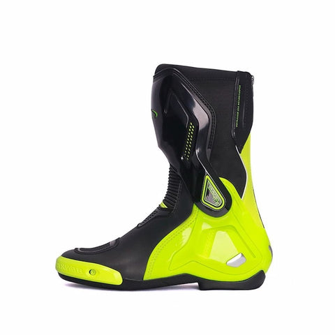 Allgoal Motorcycle Boots Black Green