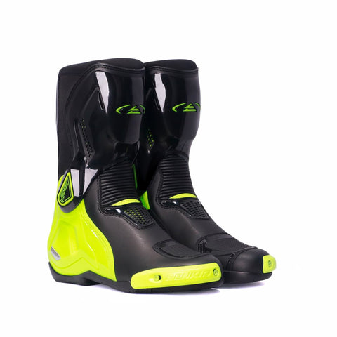 Allgoal Motorcycle Boots Black Green