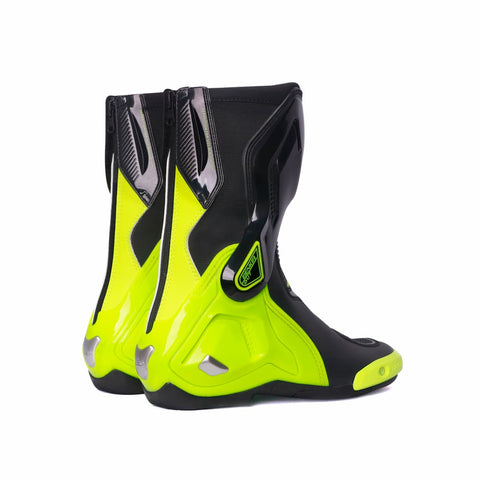 Allgoal Motorcycle Boots Black Green