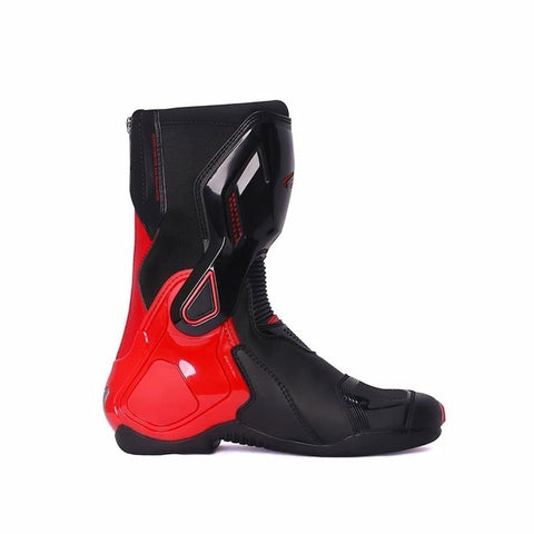 Allgoal Motorcycle Boots Black Red