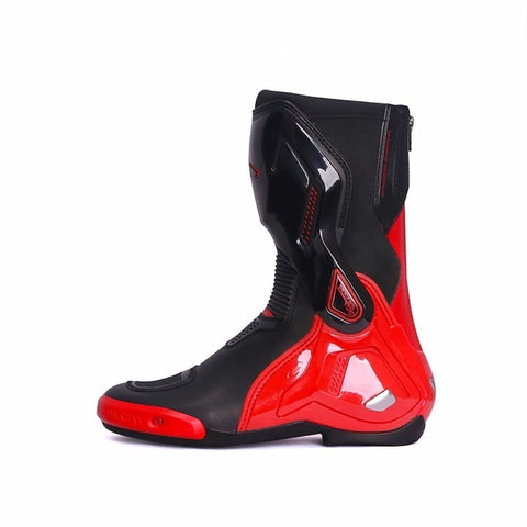 Allgoal Motorcycle Boots Black Red