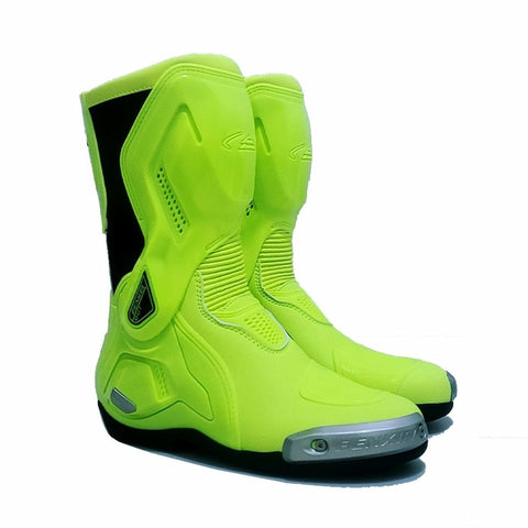 Allgoal Motorcycle Riding Boots Green