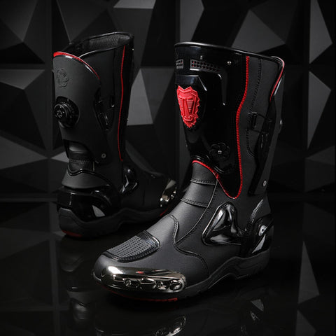 Motorcycle Racing High-Top Boots